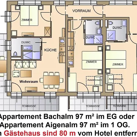 Hotel-pension Egger غروسارل
